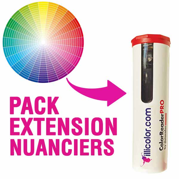 Pack Extension de 5 nuanciers valable 1 an - Just Color - Datacolor ColorReader Pro